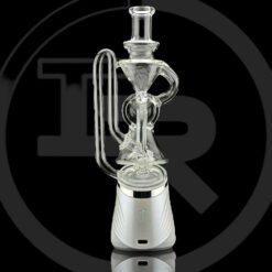 Iridescent Glass Disc Recycler Peak Attachment